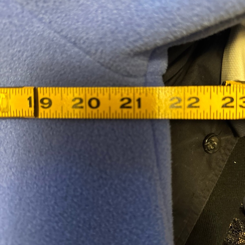 Janska Chic Women's Blue Fleece Coat - Picture 6 of 6